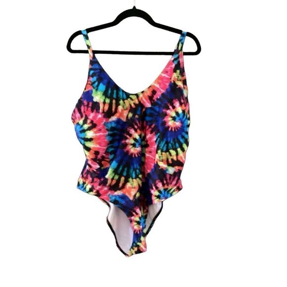 Tie Die Swimsuit - Picture 1 of 7